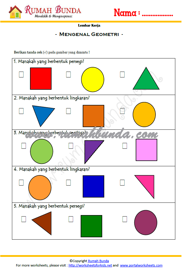 Geometri – Rumah Bunda